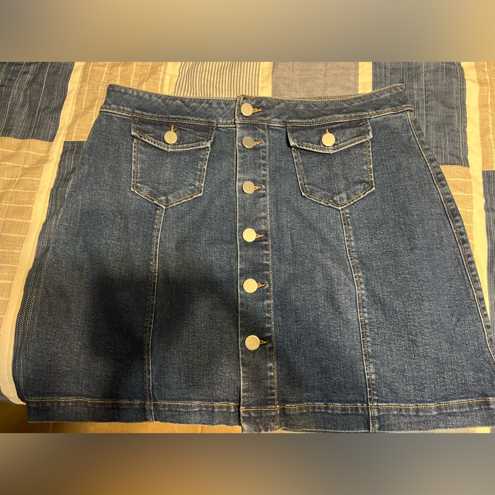LOFT Jean Skirt